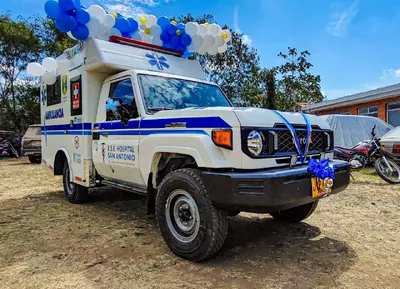 El hospital San Antonio de Marmato adquiere nueva ambulancia para mejorar traslados de emergencia
