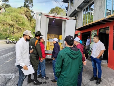 LA DTSC INTENSIFICA OPERATIVOS PARA GARANTIZAR LA SEGURIDAD ALIMENTARIA EN CALDAS